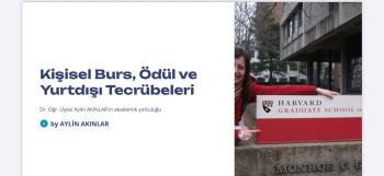 Dr. Öğretim Üyesi Aylin AKINLAR ile Yurt Dışı Bursları ve Kendini İnşa Etme Başlıklı Seminer