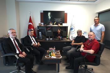 Üniversitemiz Genel Sekreteri Cihangir Boz`un iletişim Fakültemize Veda Ziyareti