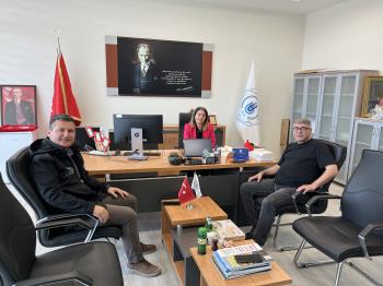 Bandırma Koyunculuk Araştırma Enstitüsü Müdürü'nden Fakültemize Nezaket Ziyareti