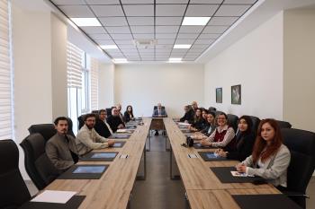 Üniversitemiz Rektörü Sayın Prof. Dr. İsmail BOZ’un katılımıyla Fakültemizin Akademik Genel Kurul toplantısı gerçekleştirildi.